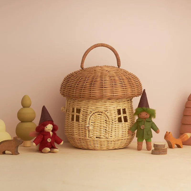 Rattan Mushroom Basket - P I C N I C 