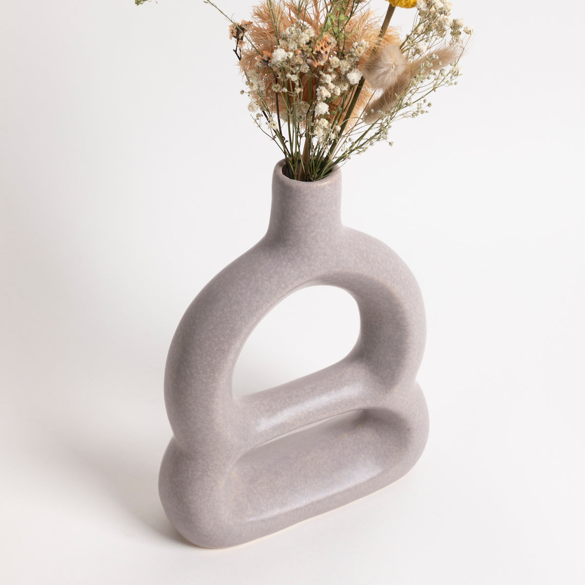 Delos Stoneware Sculptural Vase - P I C N I C 