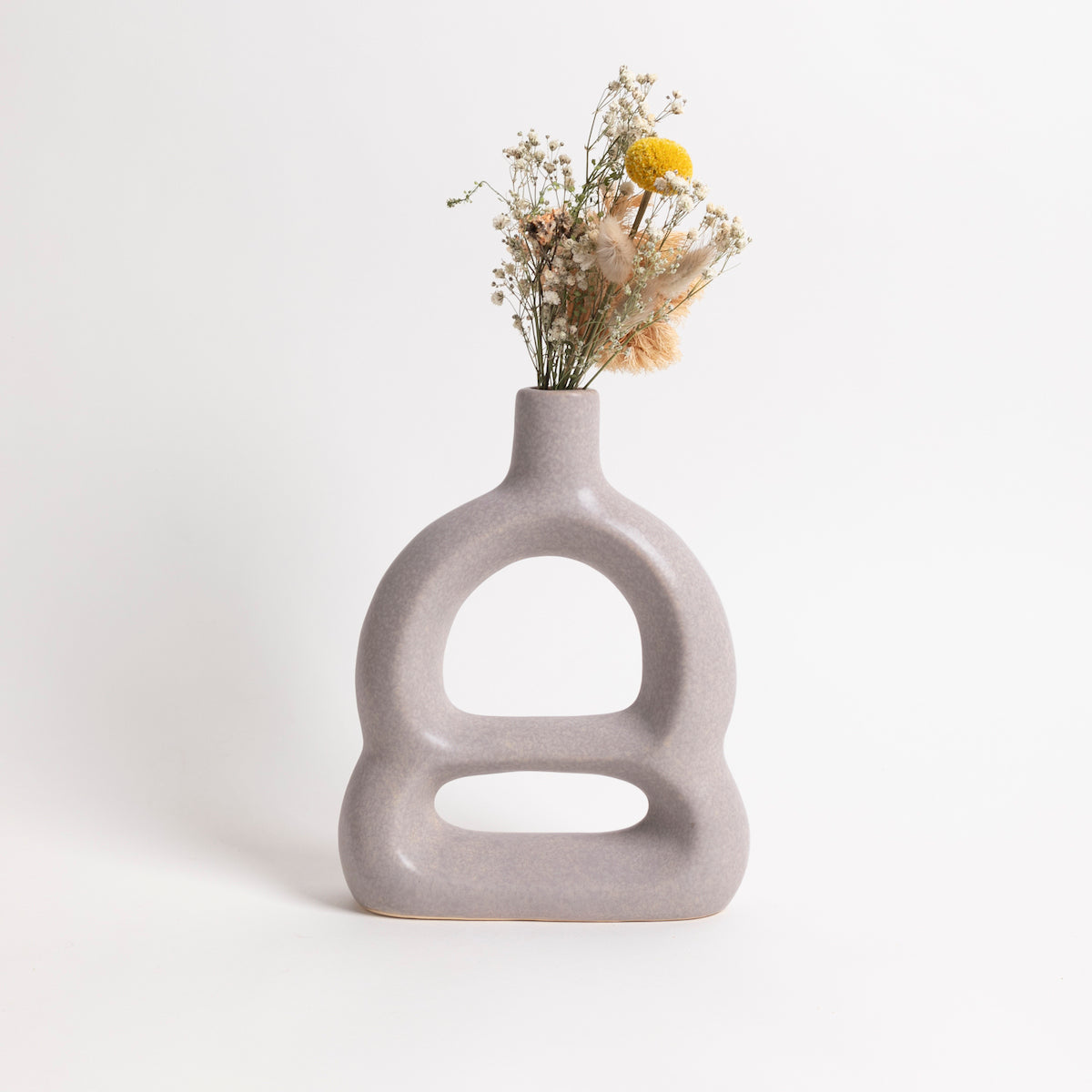 Delos Stoneware Sculptural Vase - P I C N I C 