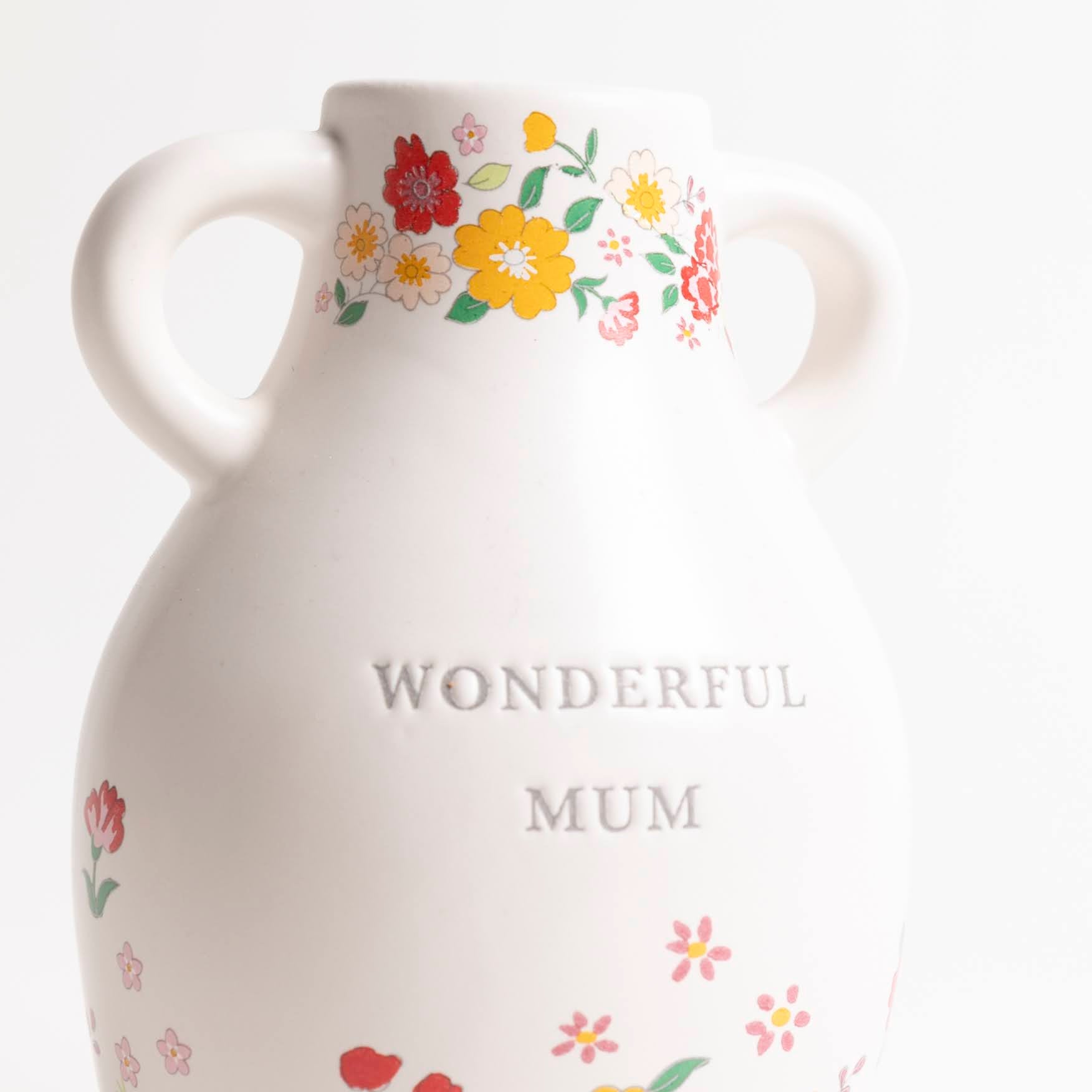 Large Ceramic Wonderful Mum Floral Vase - P I C N I C 