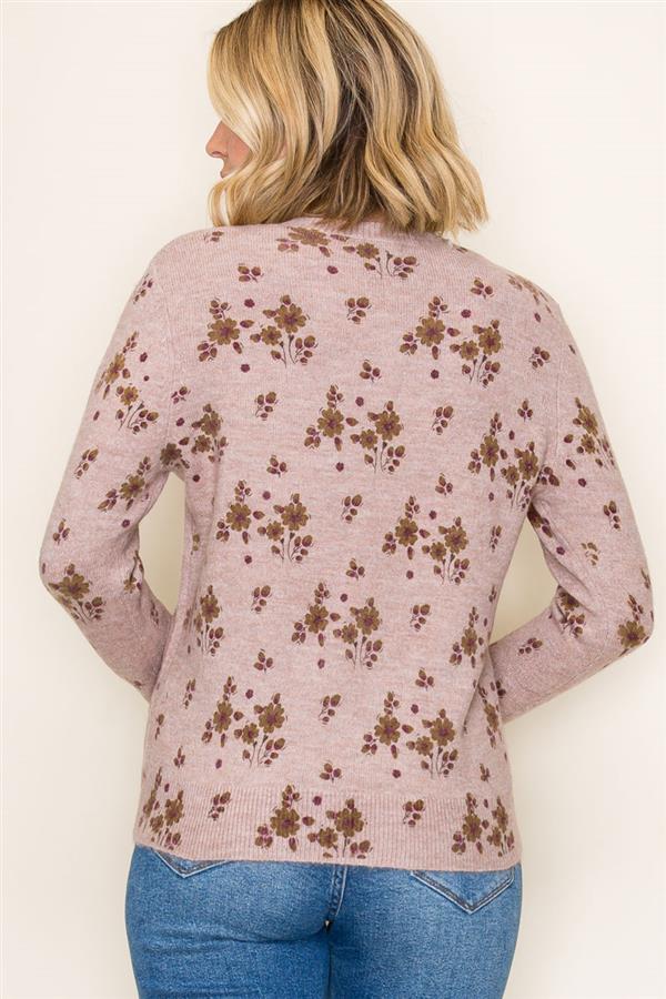 Maeva Floral Crew Sweater - P I C N I C