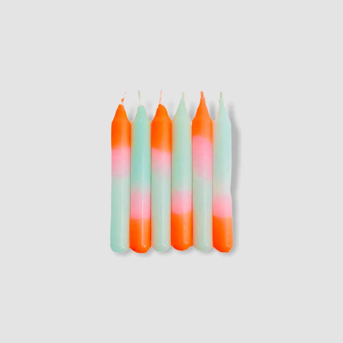 Sorbet Babies Dip Dye Confetti Short Candles - P I C N I C 