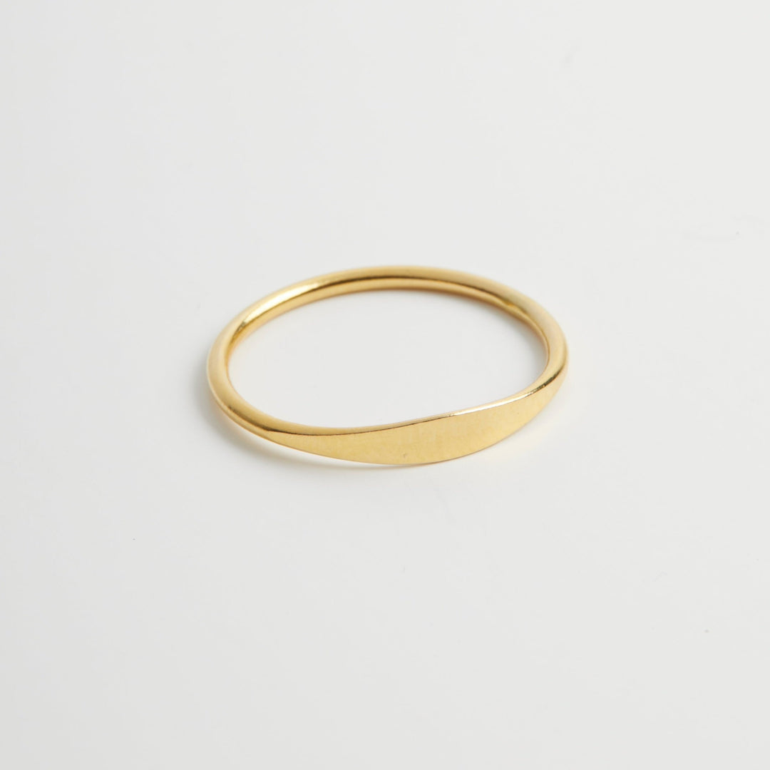 Enzi Gold Signet Ring - P I C N I C 