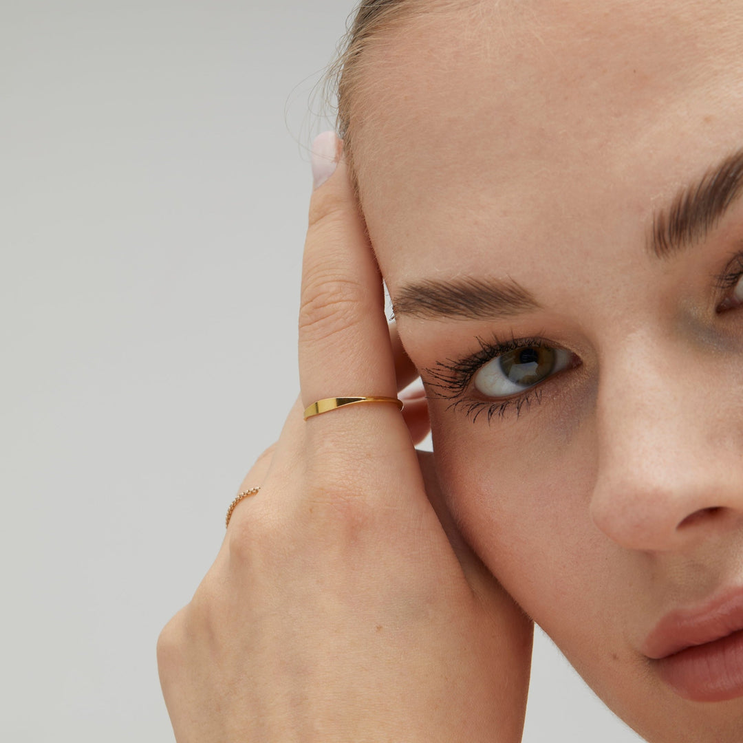 Enzi Gold Signet Ring - P I C N I C 