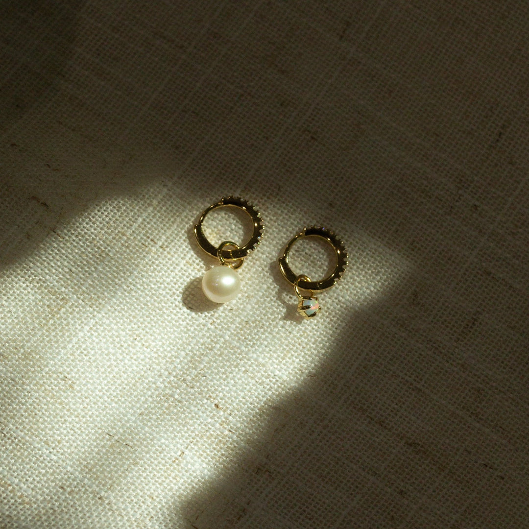 Opal Gold Earring Charm - P I C N I C 