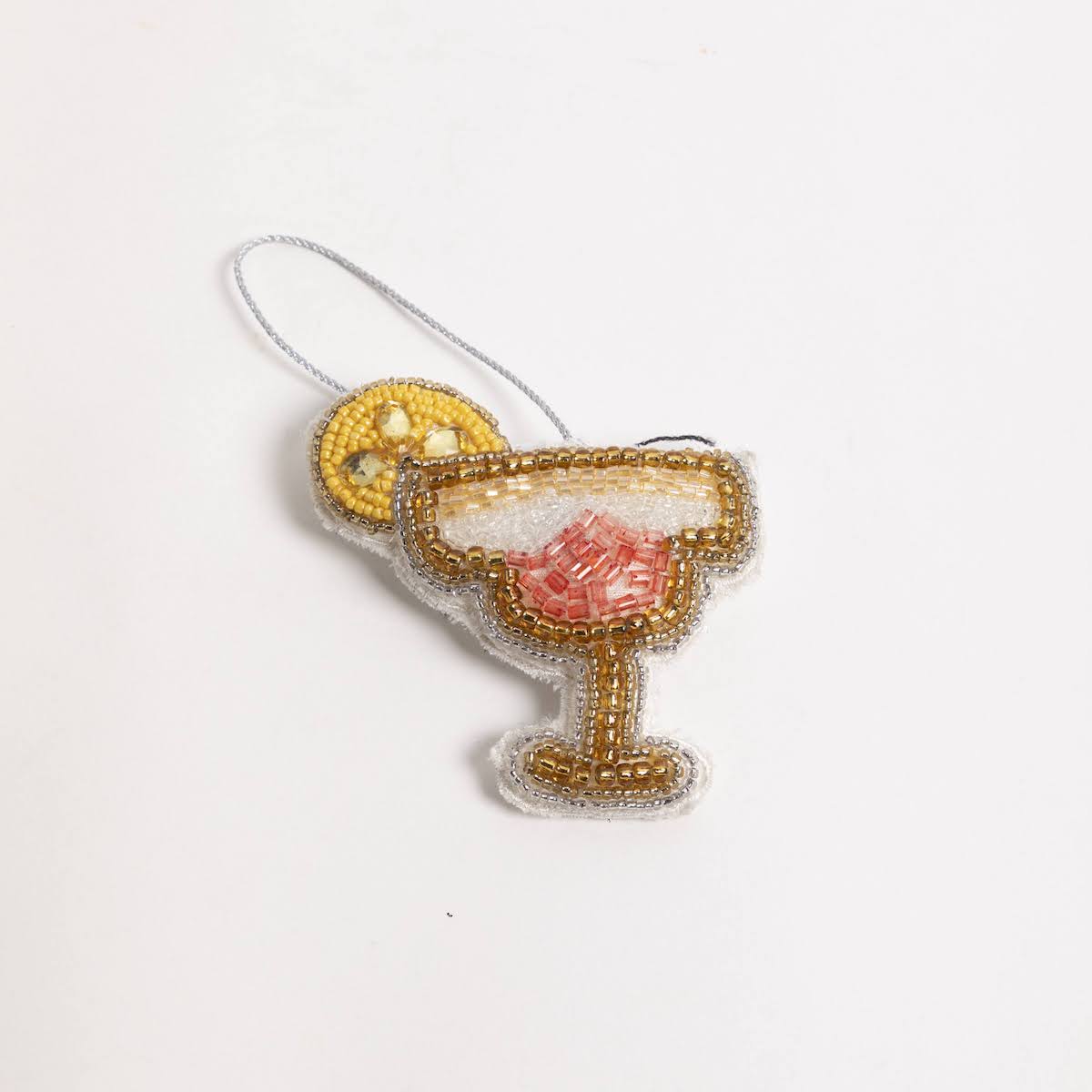 Beaded Cocktail Ornament - P I C N I C