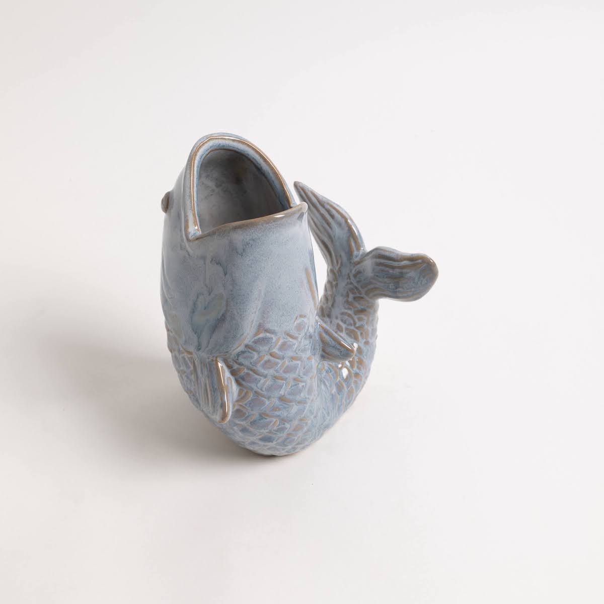 Umi Stoneware Fish Shaped Vase - P I C N I C