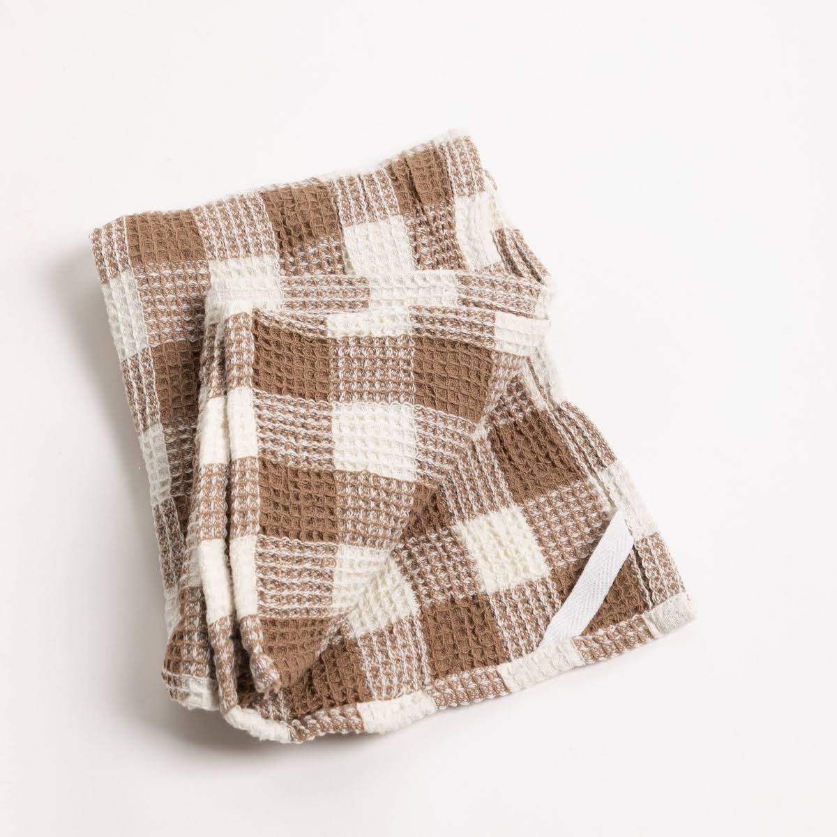 Muted Colors Gingham Waffle Weave Tea Towel - P I C N I C