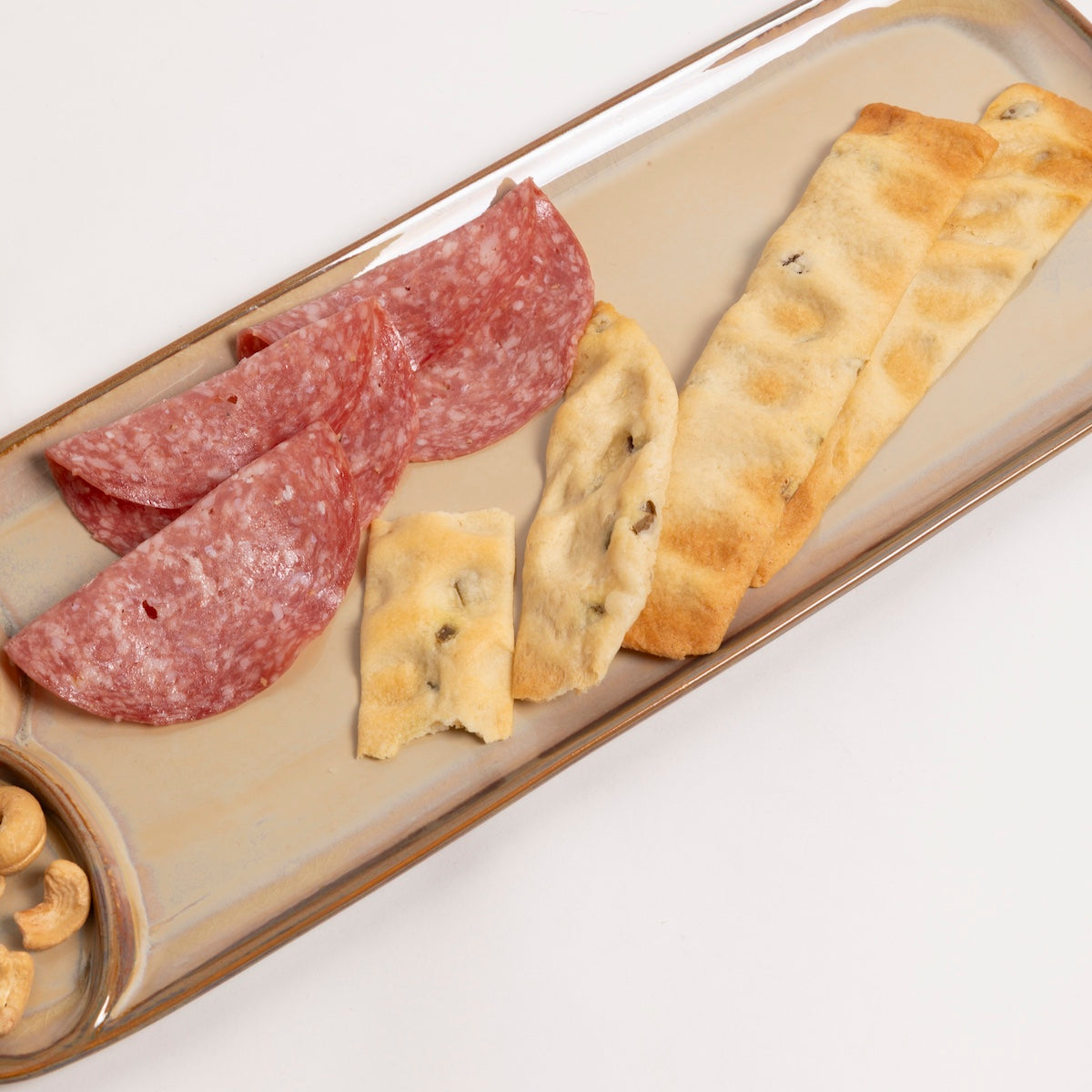 Stoneware Platter with Sections - P I C N I C