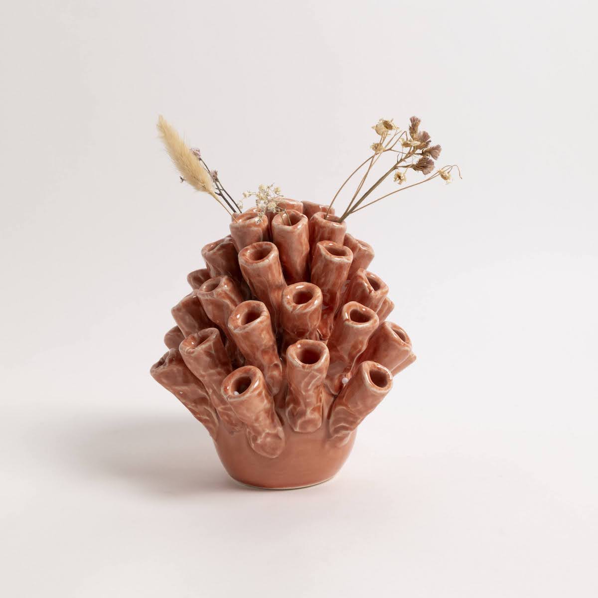 Stoneware Coral Shaped Decor Vase - P I C N I C