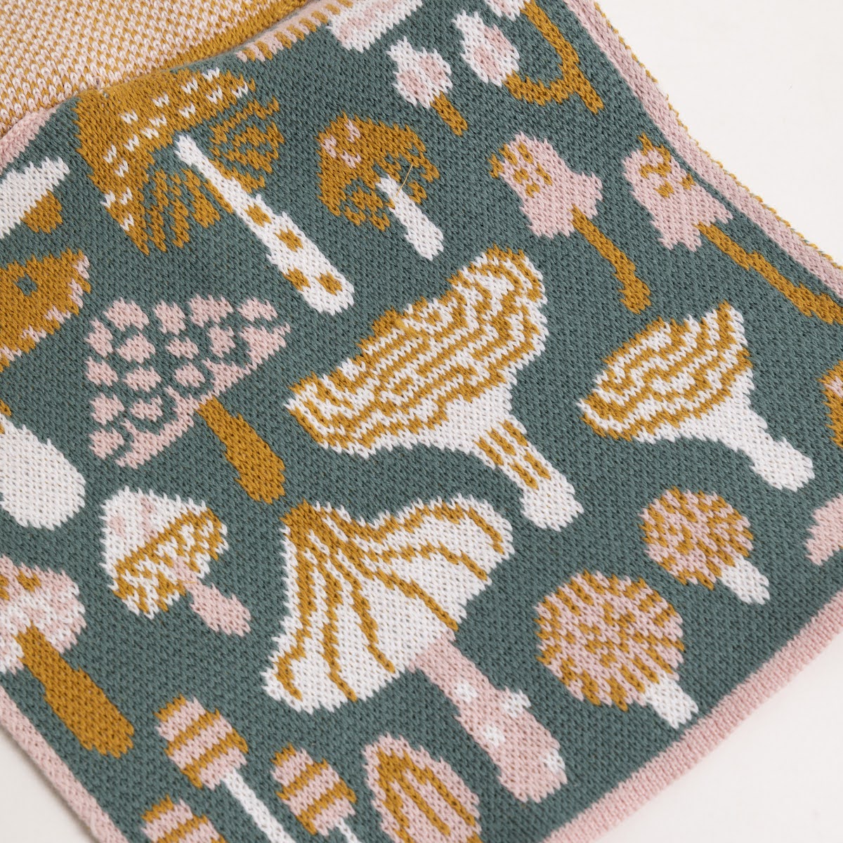 Mushroom Gems Knit Dish Cloth - P I C N I C