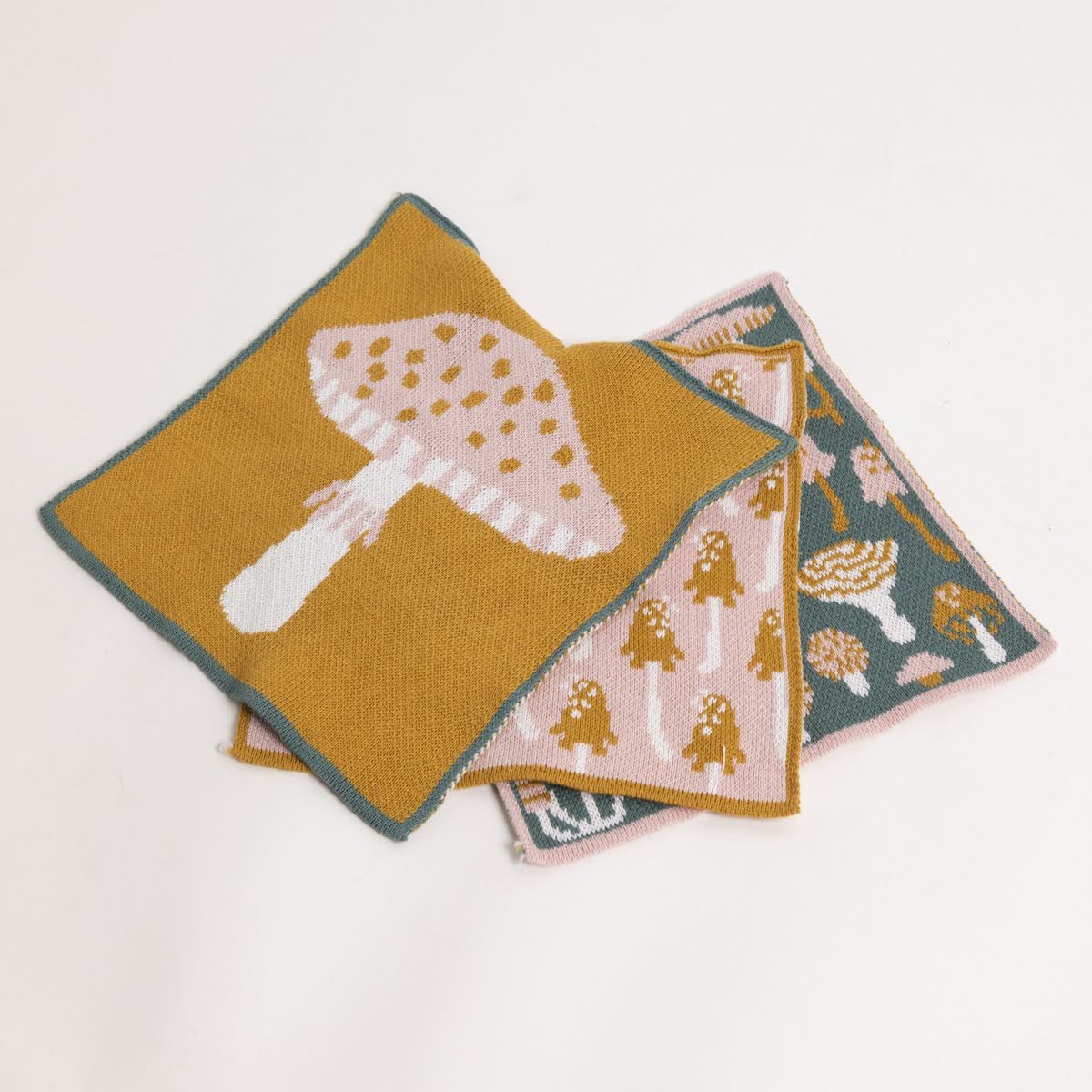 Mushroom Gems Knit Dish Cloth - P I C N I C
