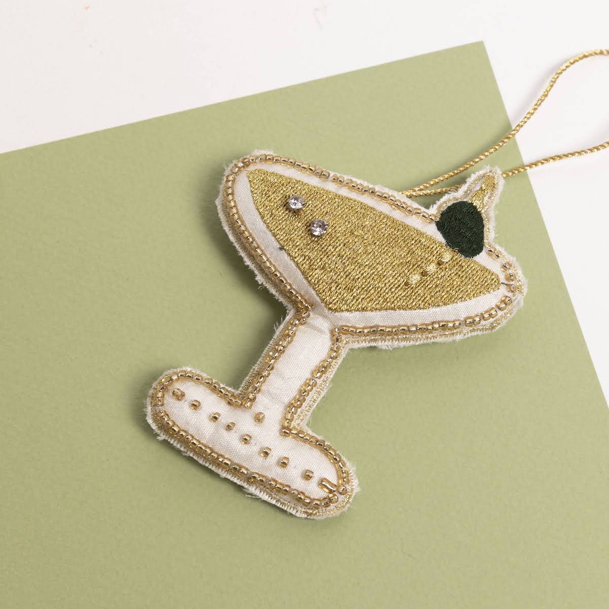 Beaded Cocktail Ornament - P I C N I C