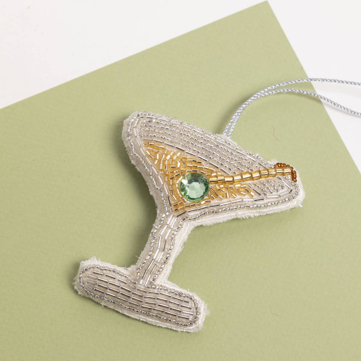 Beaded Cocktail Ornament - P I C N I C