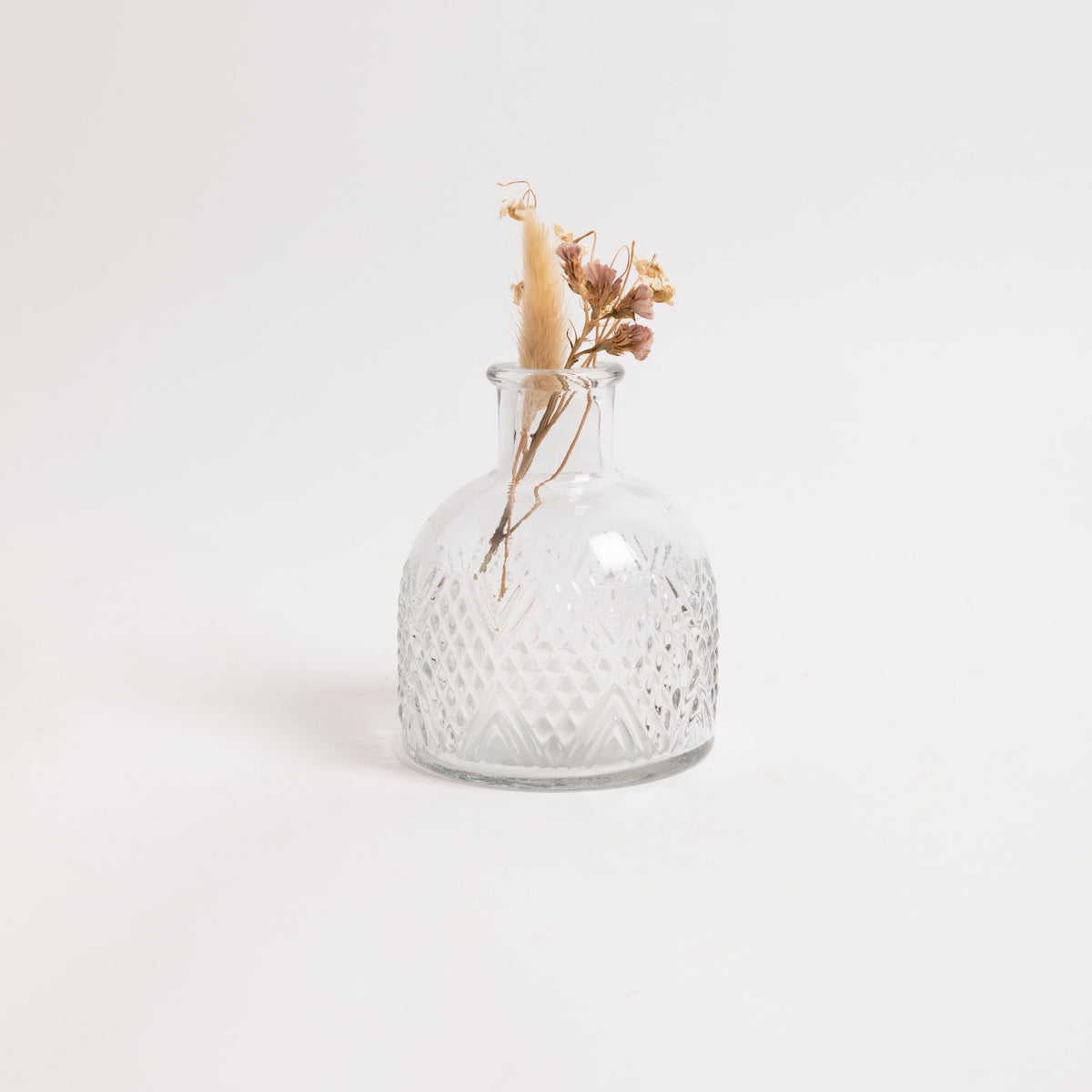 Pressed Glass Vase - P I C N I C
