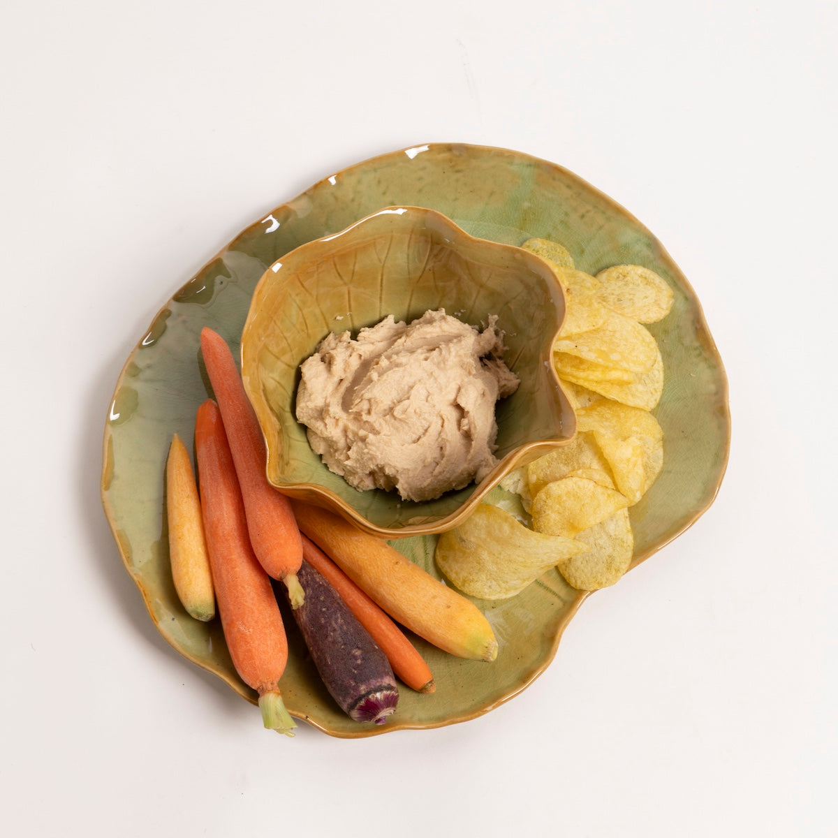 Water Lily Chip & Dip Bowl - P I C N I C