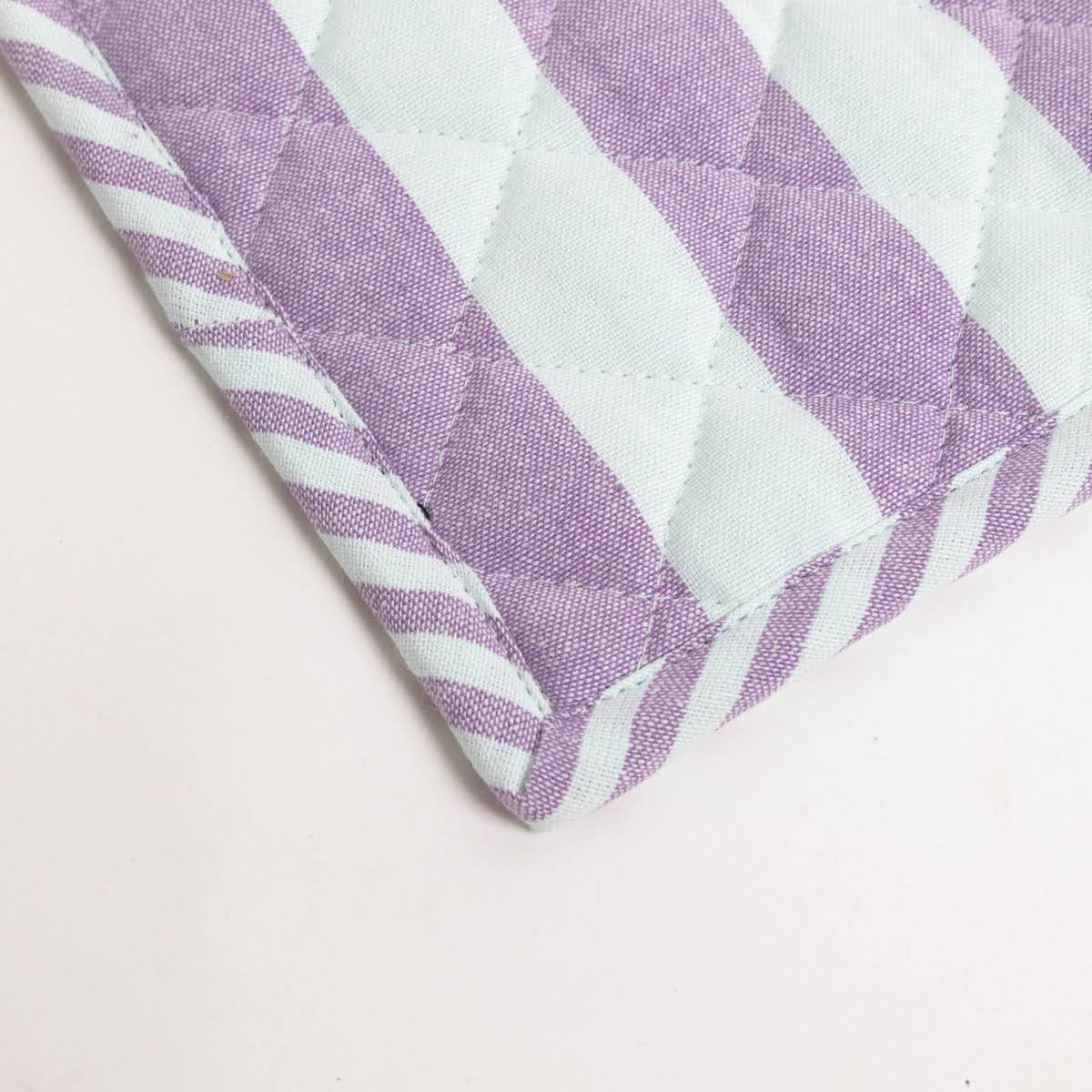Miramar Woven Cotton Striped Pot Holder - P I C N I C