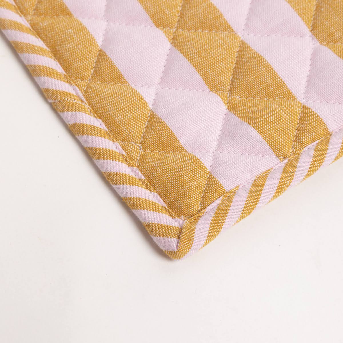 Miramar Woven Cotton Striped Pot Holder - P I C N I C