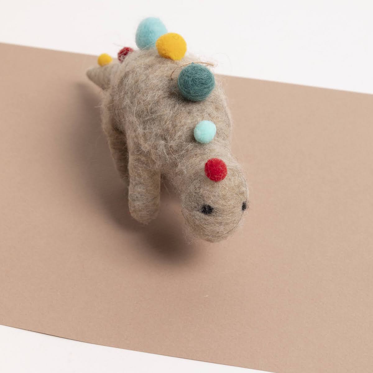 Wool Felt Dinosaur Ornament - P I C N I C