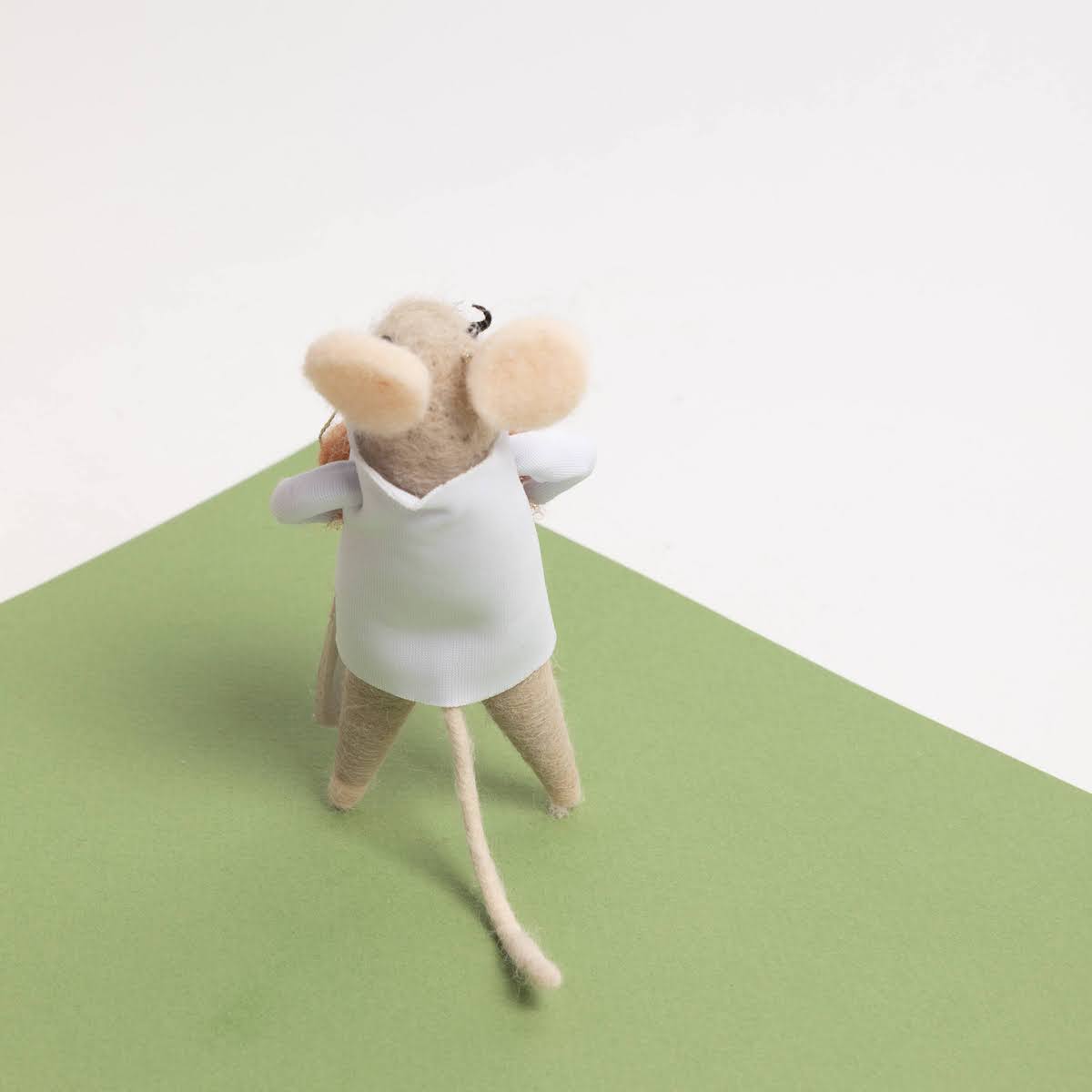 Handmade Wool Felt Mouse Gourmand Ornament - P I C N I C