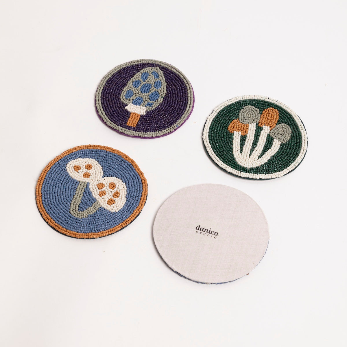 Wildgrove Beaded Coaster Set - P I C N I C