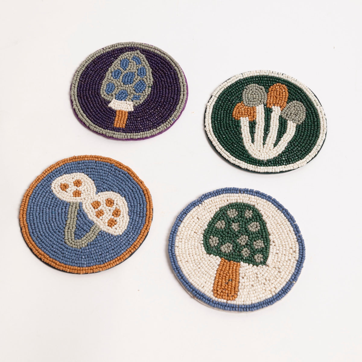 Wildgrove Beaded Coaster Set - P I C N I C