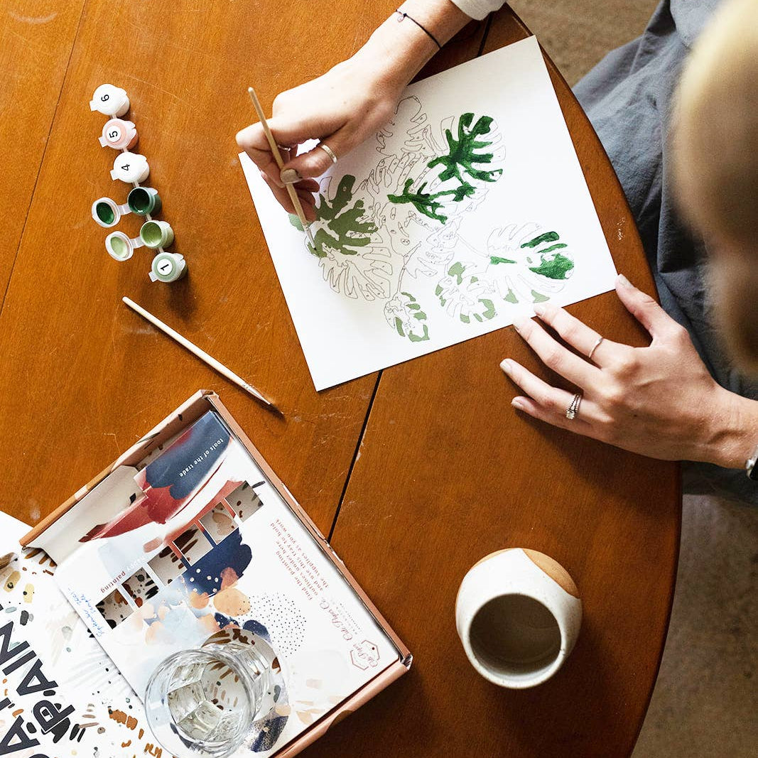 Sunny Citrus Paint-By-Numbers kit - P I C N I C