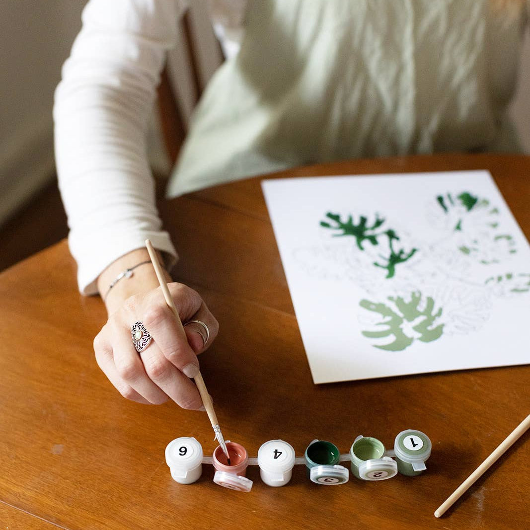 Sunny Citrus Paint-By-Numbers kit - P I C N I C