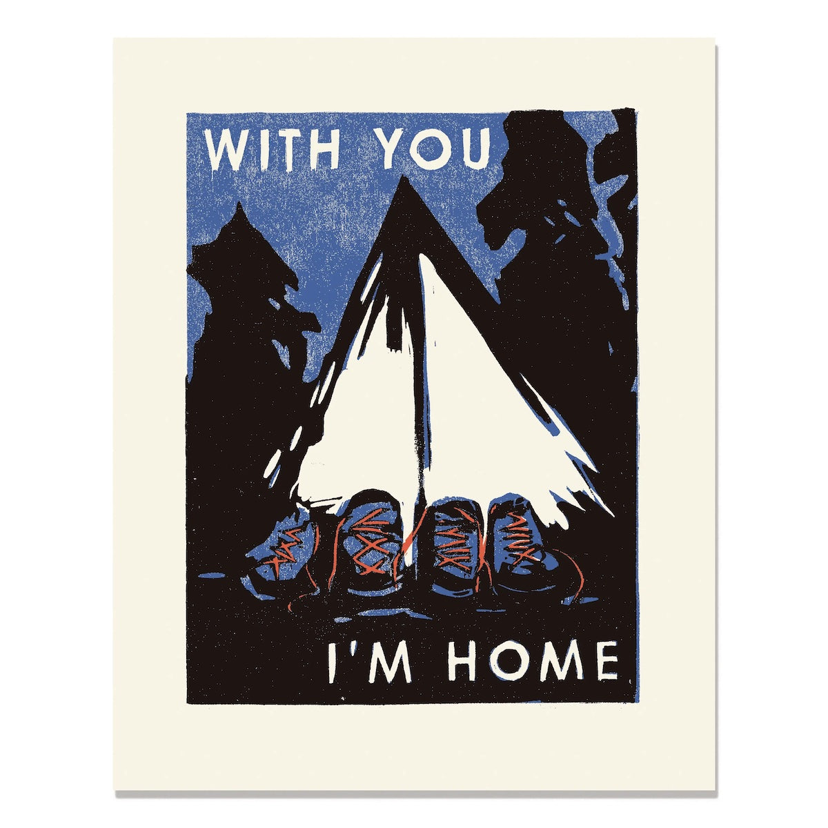 With You I'm Home Art Print - P I C N I C 