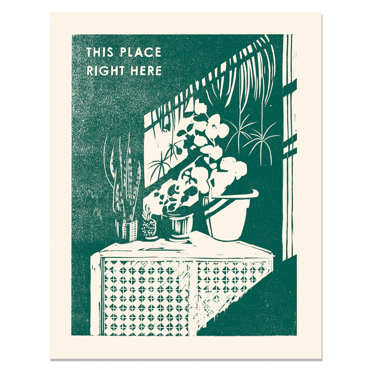 This Place Right Here Art Print - P I C N I C 