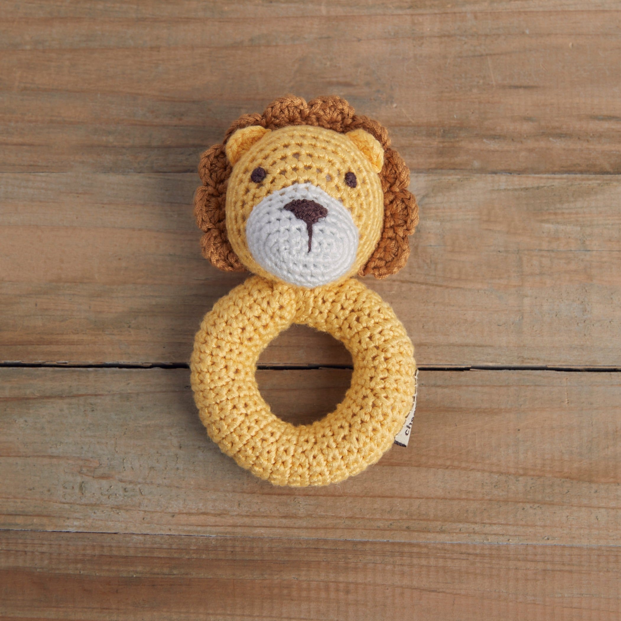 Lion Ring Crocheted Rattle - P I C N I C 