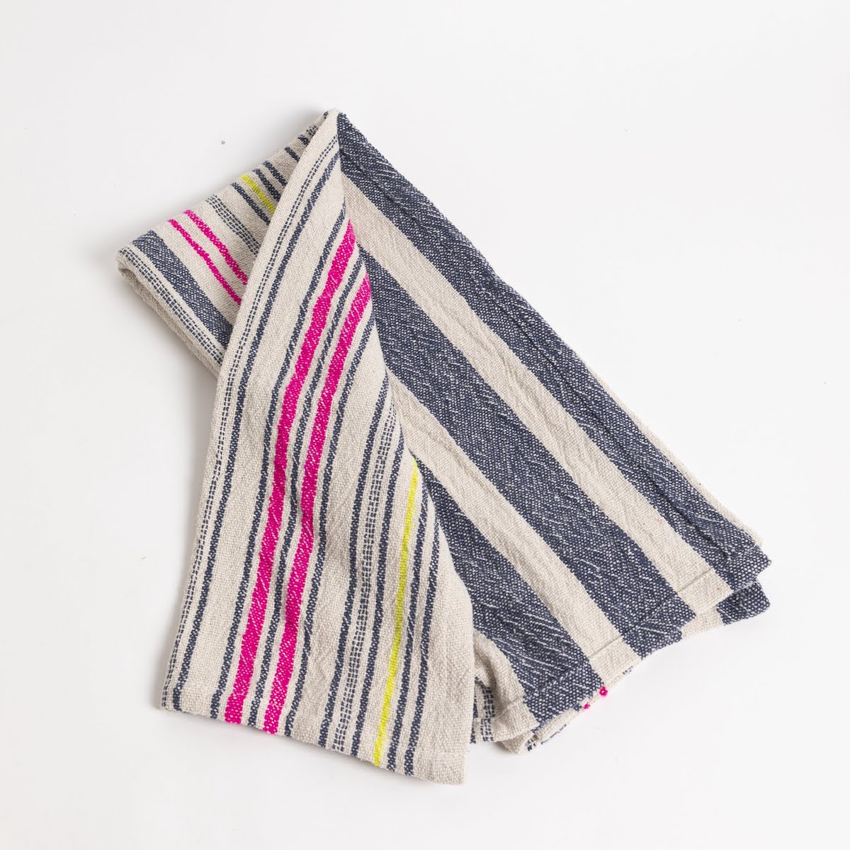 Fluo Stripe Cotton Tea Towel - P I C N I C 