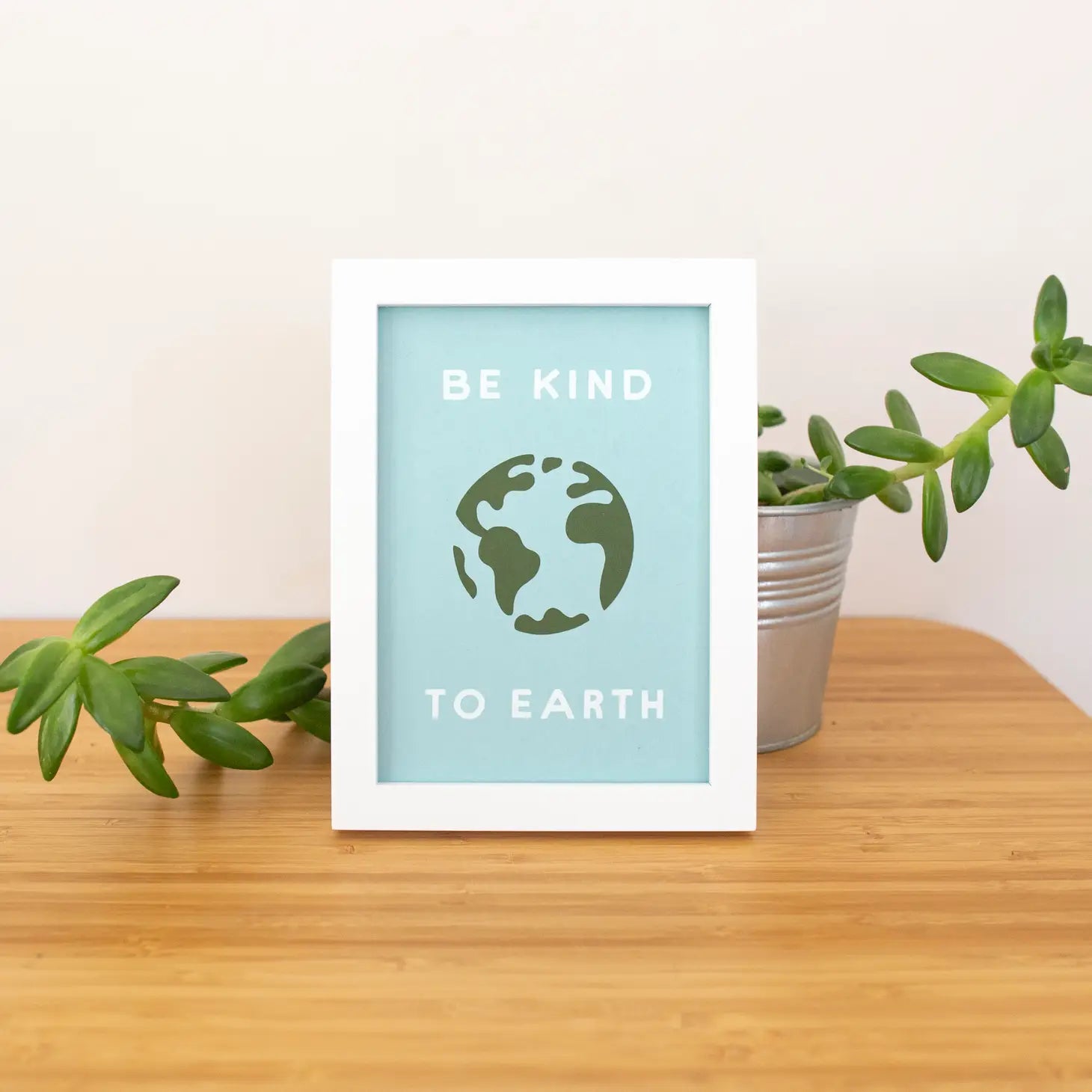 Be Kind To Earth Art Card Print - P I C N I C 