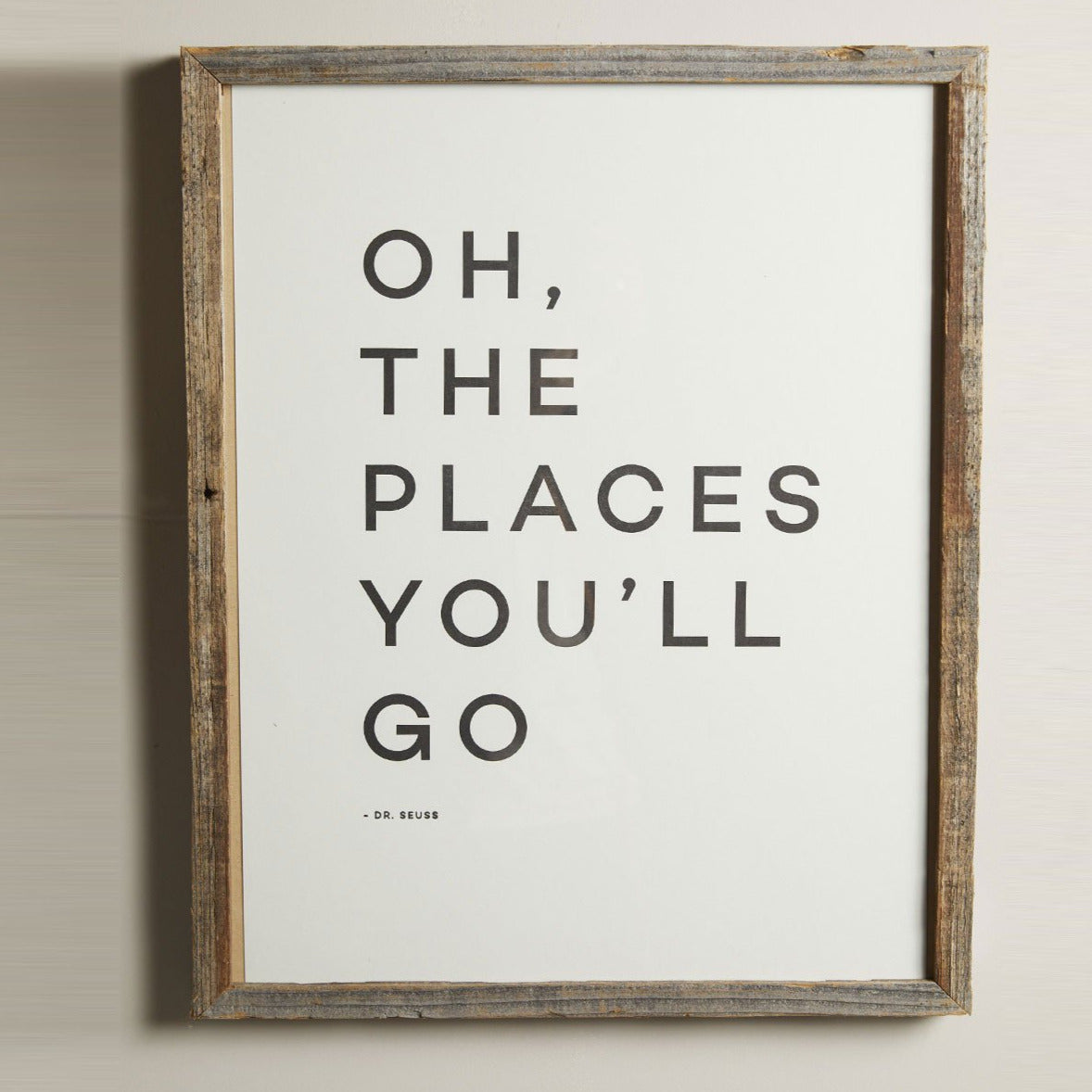 Places You'll Go Travel Quote Print - P I C N I C 