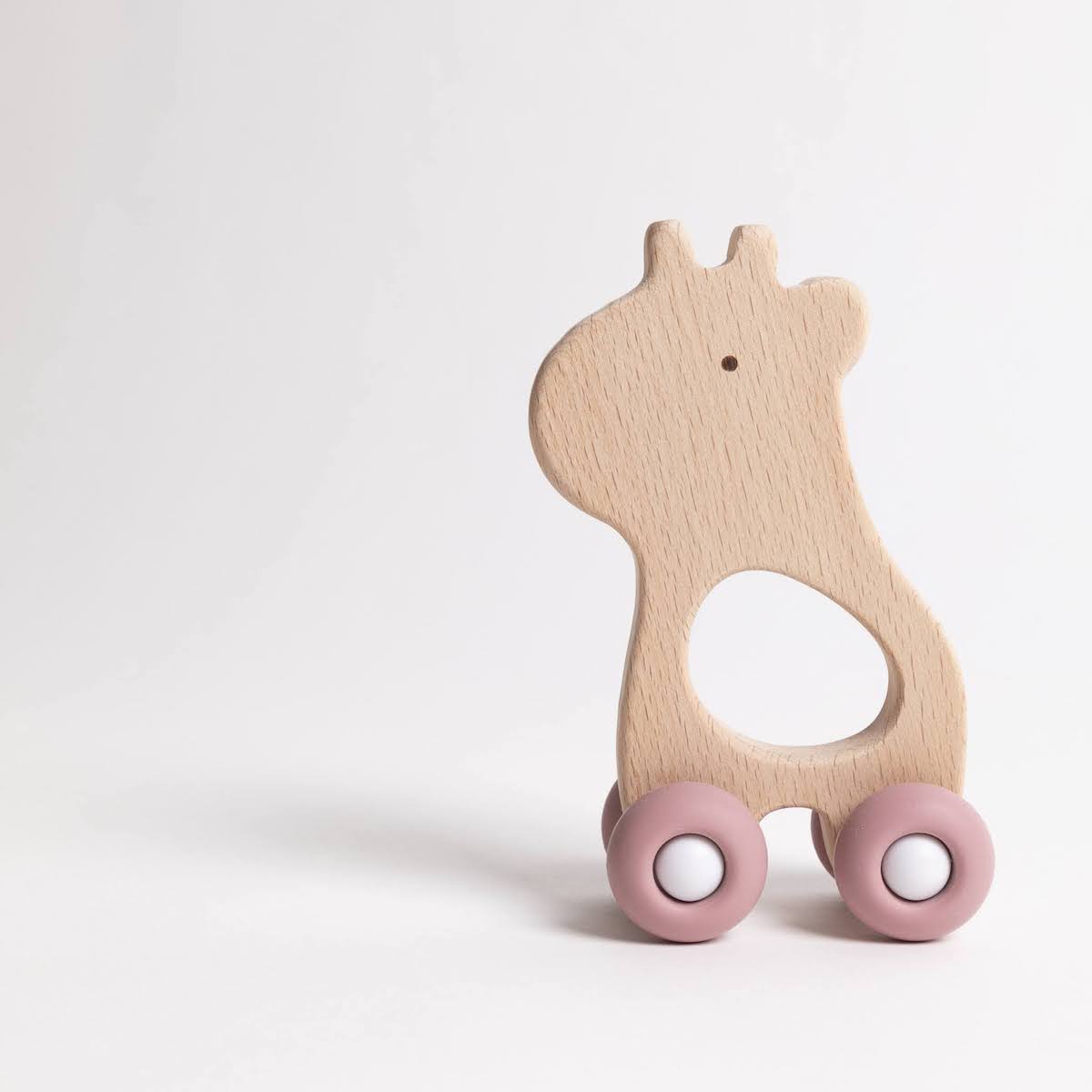 Giraffe Wooden Teething Push Toy - P I C N I C 