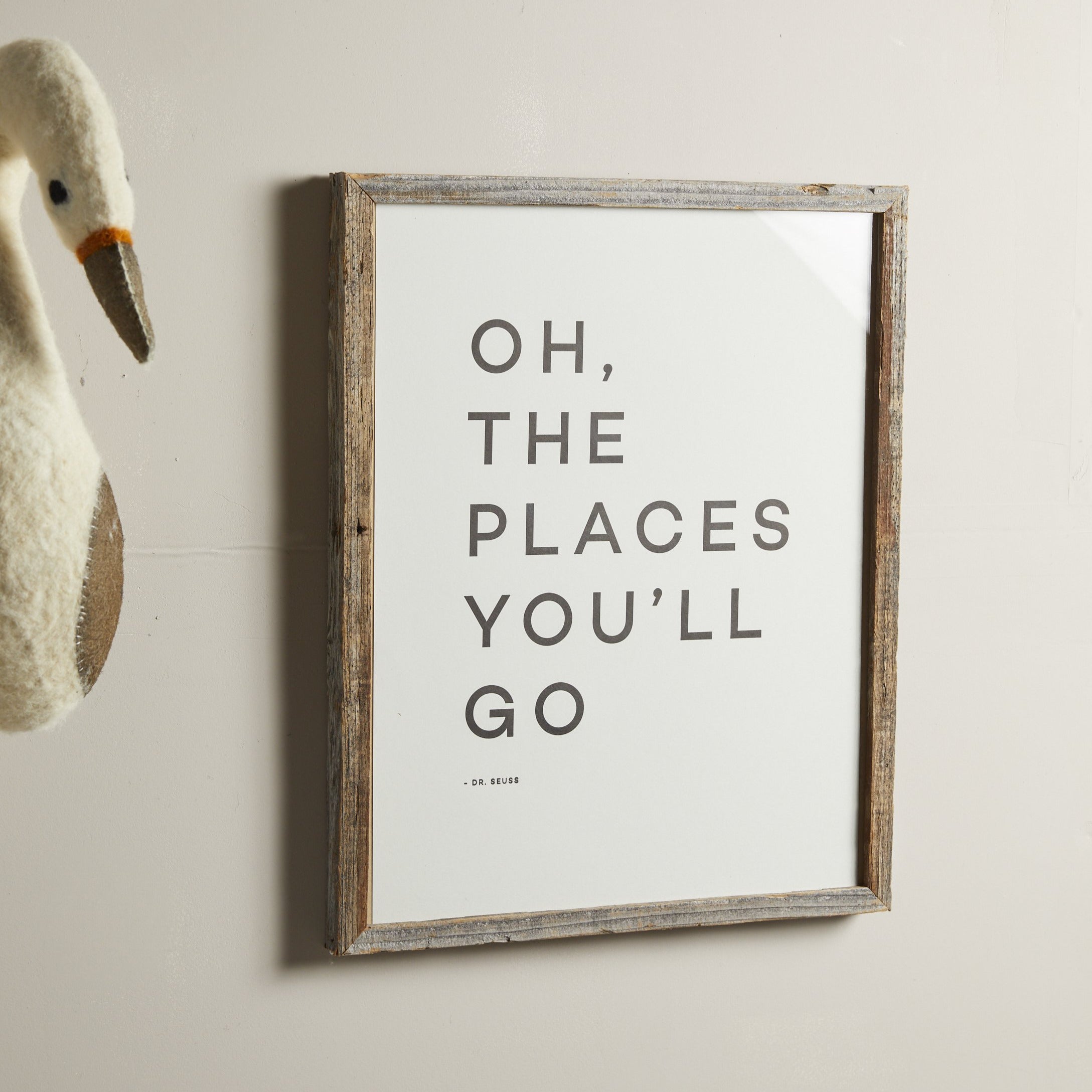 Places You'll Go Travel Quote Print - P I C N I C 