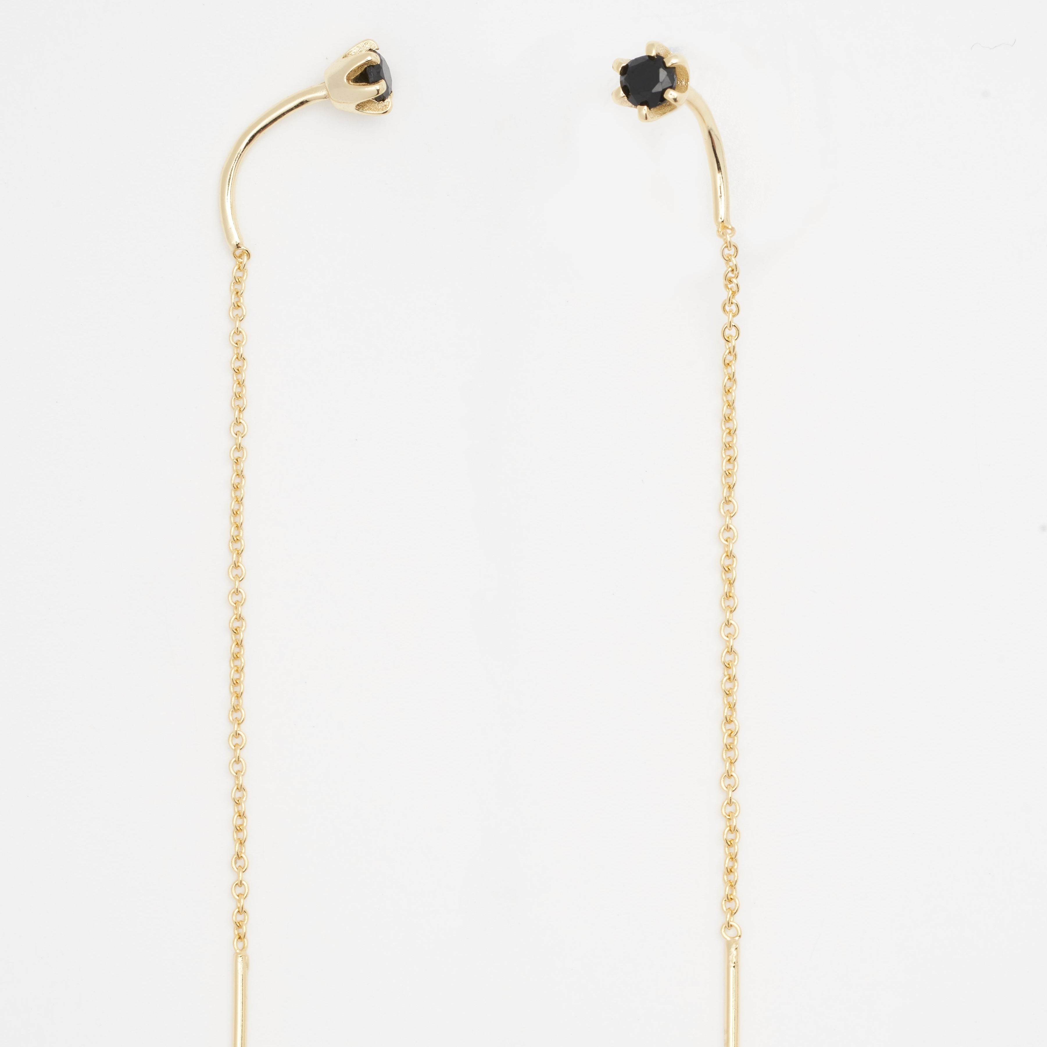 Ciara Gold Threader Earrings - P I C N I C 