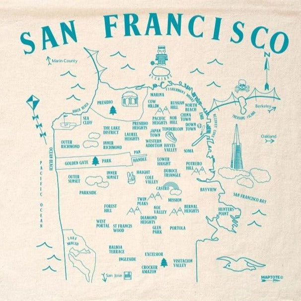 San Francisco Tea Towel - P I C N I C 