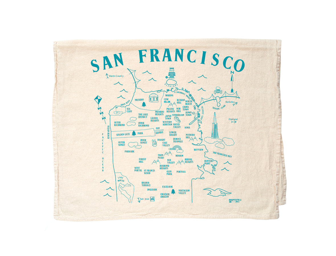 San Francisco Tea Towel - P I C N I C 