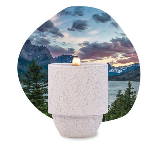 National Parks Ceramic Candle - P I C N I C 
