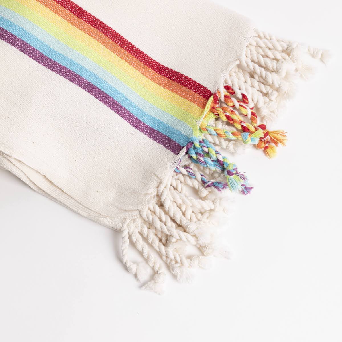 Hammam Rainbow Striped Towel - P I C N I C 