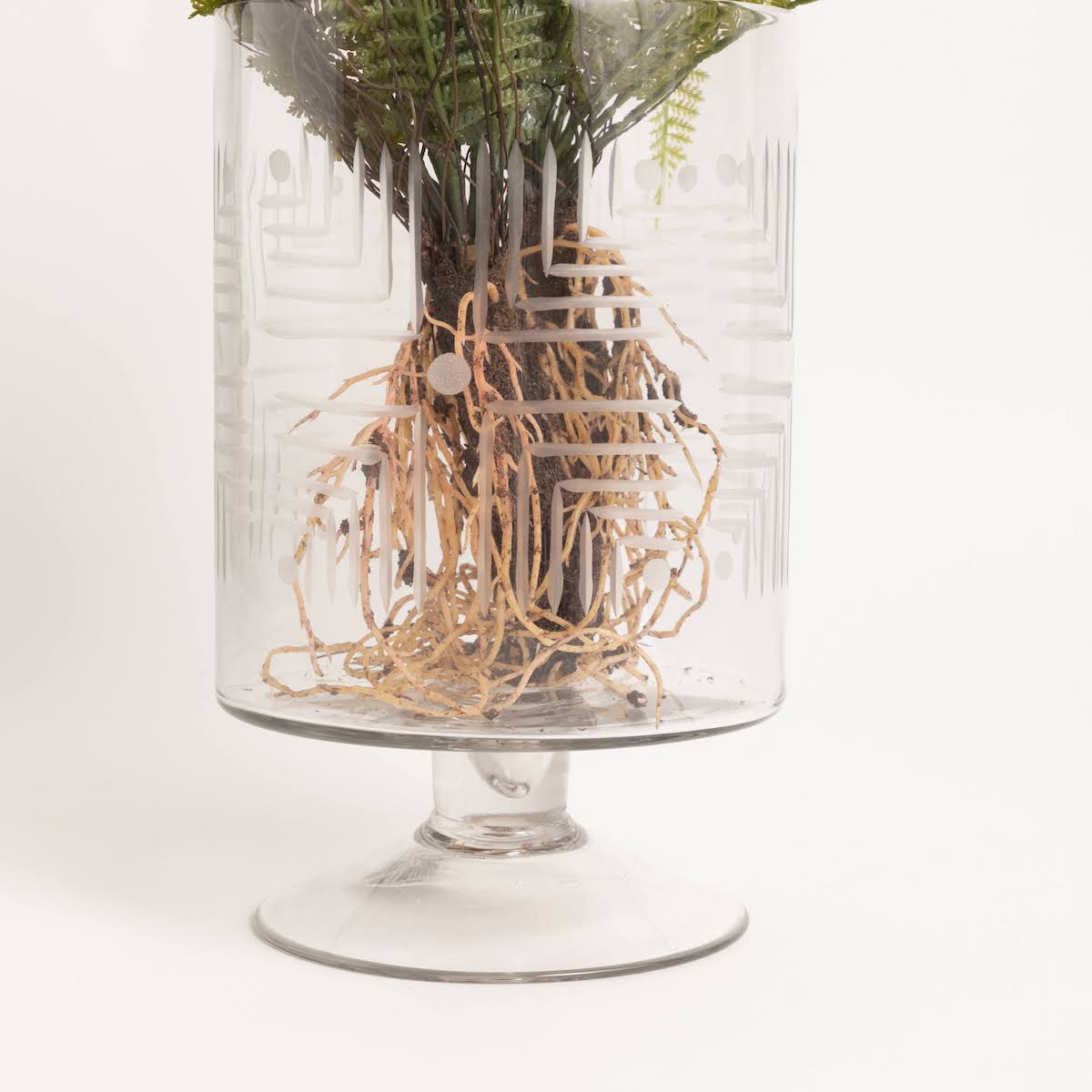 Varenne Pedestal Glass Vase - P I C N I C 