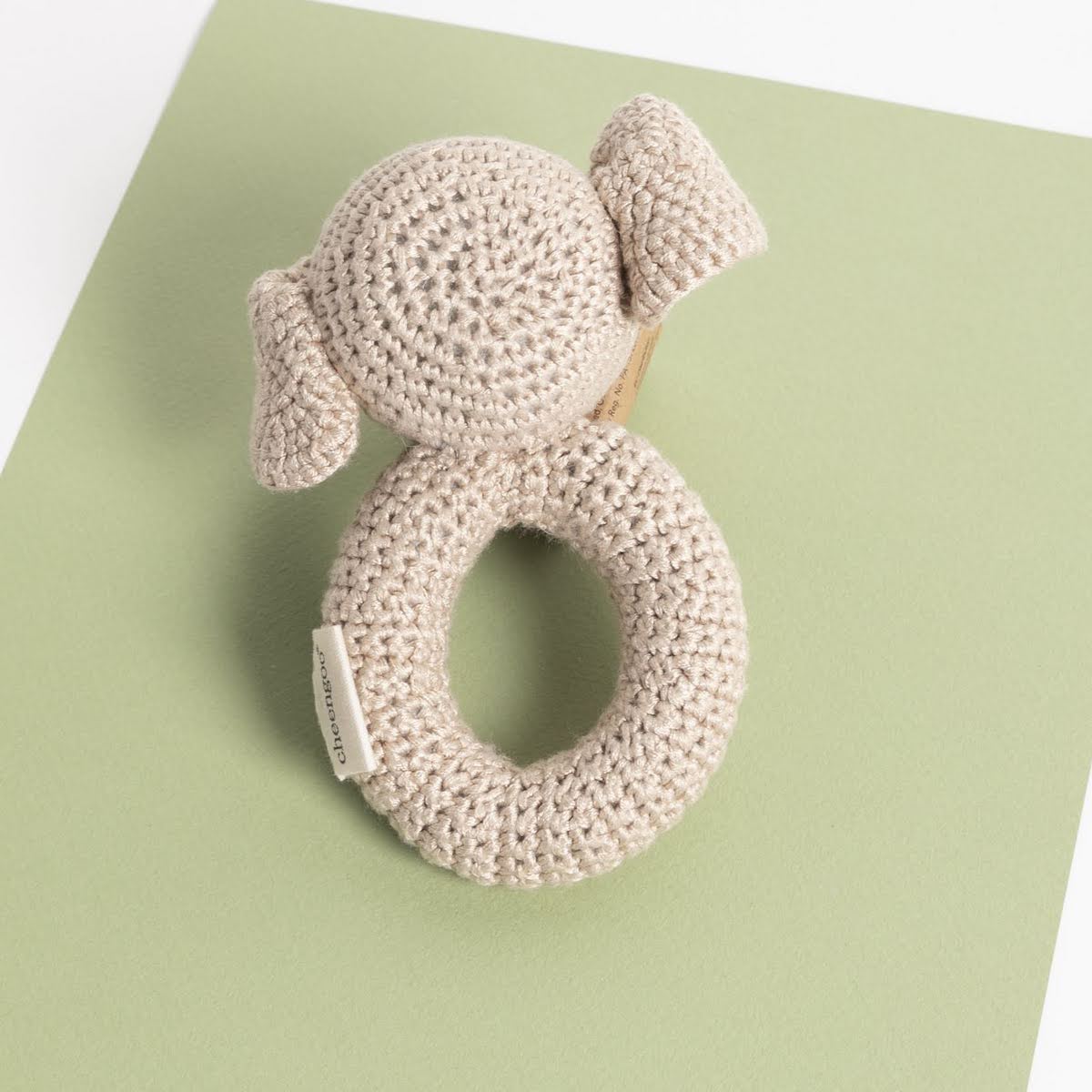 Elephant Ring Crochet Rattle - P I C N I C 
